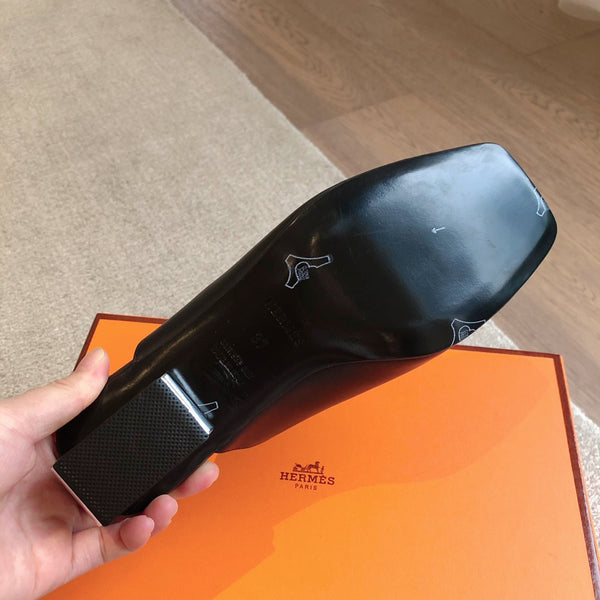 ICONIQUE 25 SANDAL BLACK CALFSKIN