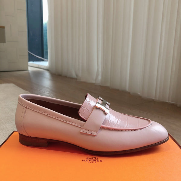 PARIS LOAFER LIGHT PINK CALFSKIN