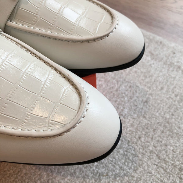 PARIS LOAFER WHITE CALFSKIN