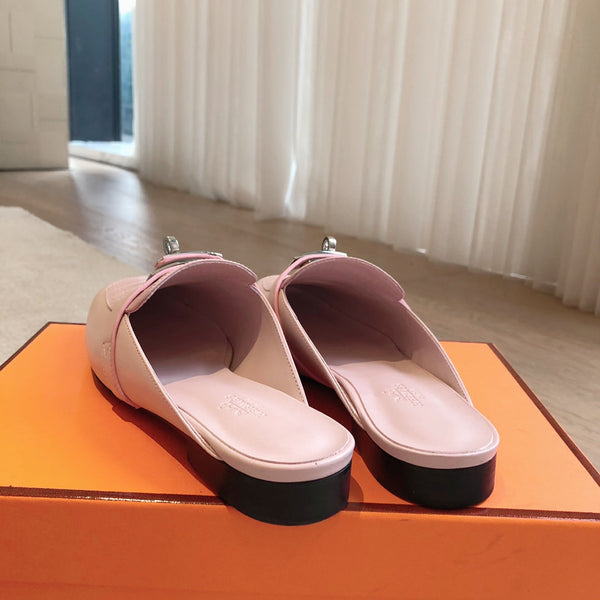 HM OZ Mule Pink Cowhide 756844