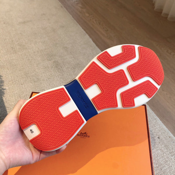 Sneaker HM Just in pelle scamosciata grigia