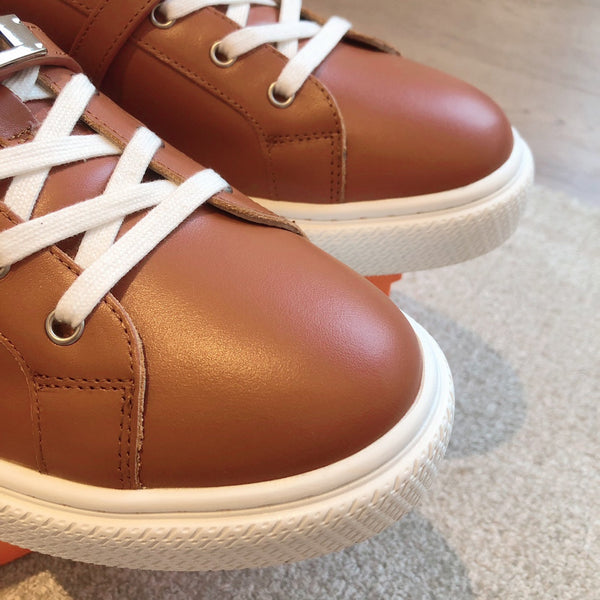 HM Day Sneaker Brown Mix White Lambskin 970888