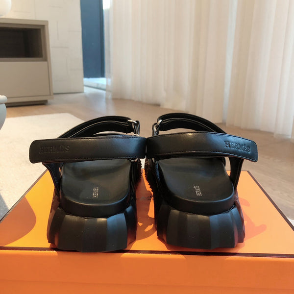 HM Junior Sandal Black Lambskin 970904