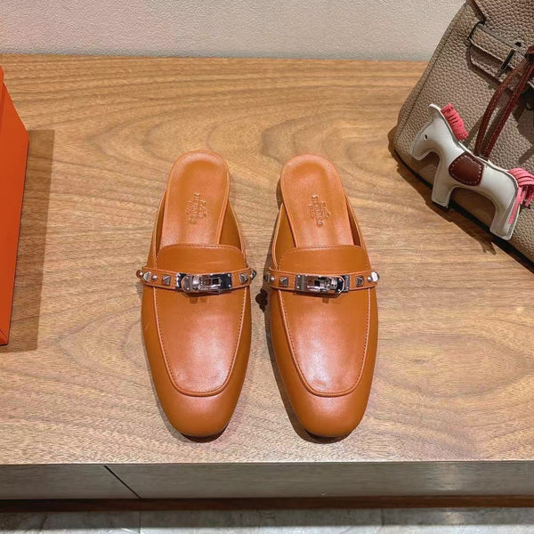 HM OZ Mule 25 Brown Calfskin