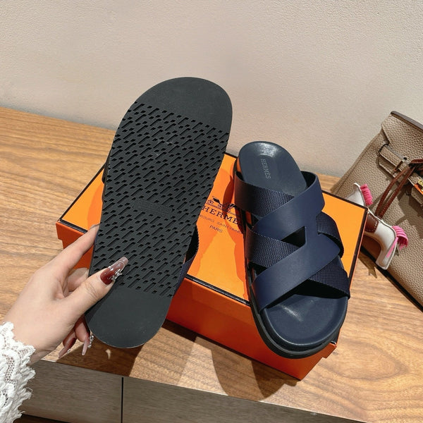 Sandalo HM 25 Kazimir in pelle di vitello bicolore