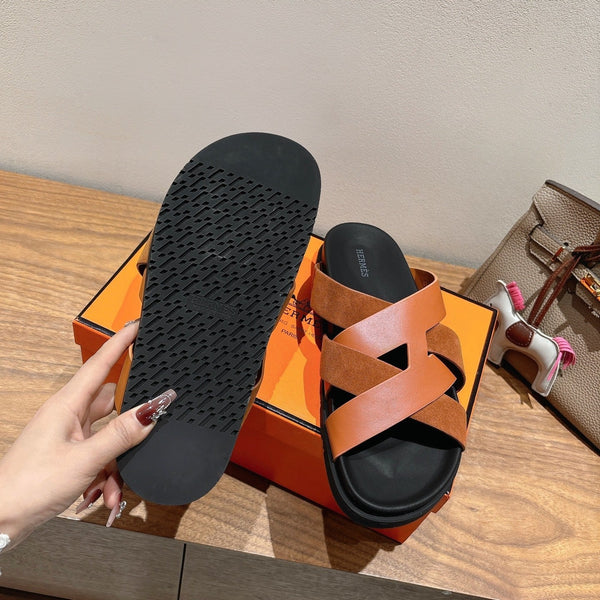 Sandalo Kazimir HM 25 Pelle di vitello scamosciata