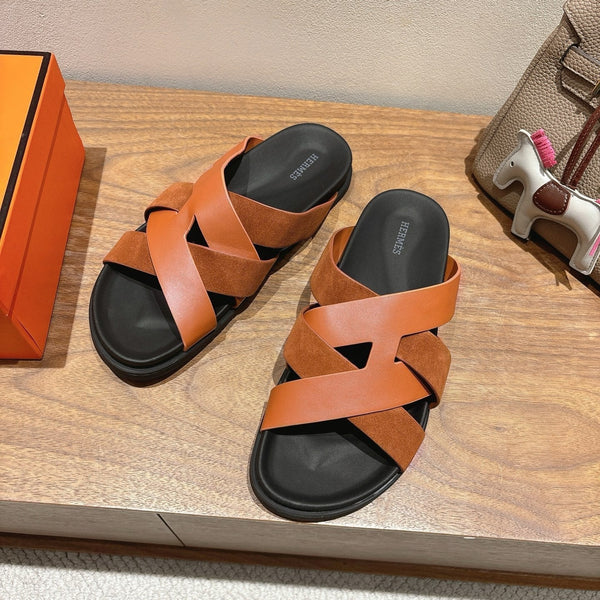 Sandalo Kazimir HM 25 Pelle di vitello scamosciata