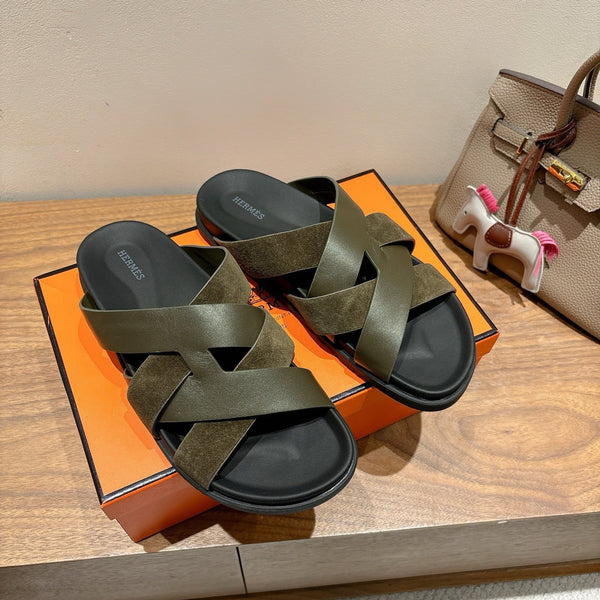 Sandalo Kazimir HM 25 Pelle di vitello scamosciata