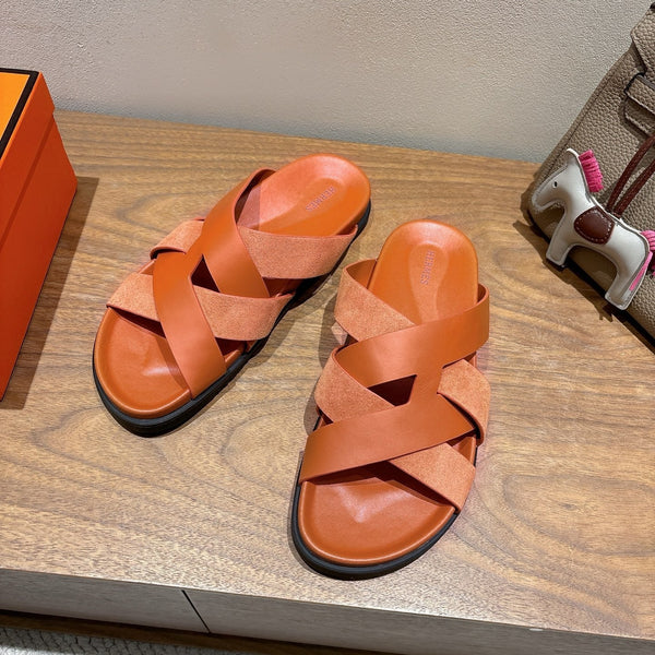 Sandalo Kazimir HM 25 Pelle di vitello scamosciata