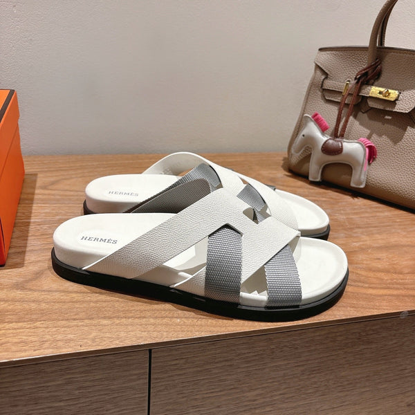 HM 25 Kazimir Sandalo Pelle Di Vitello Tela