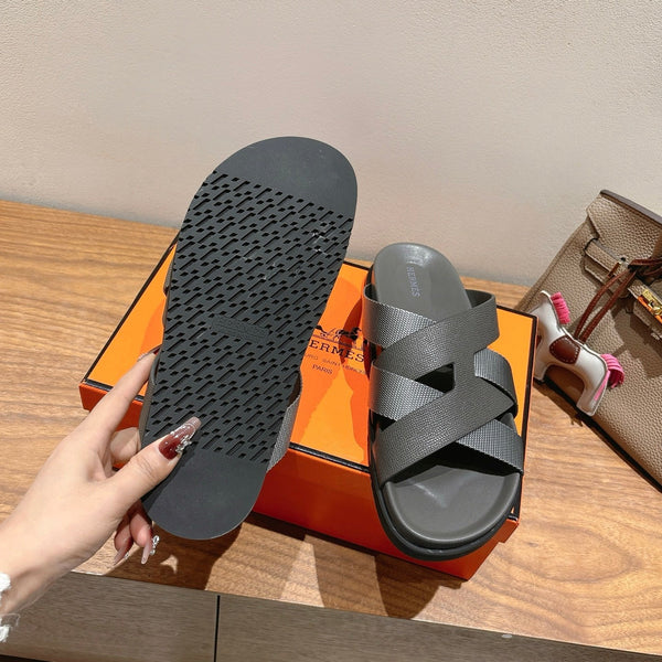 HM 25 Kazimir Sandalo Pelle Di Vitello Tela