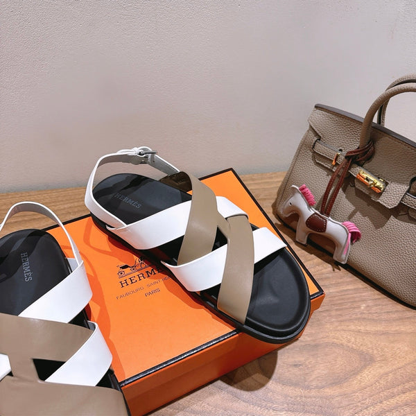 Sandalo Heracles HM 25 in pelle di vitello color carne