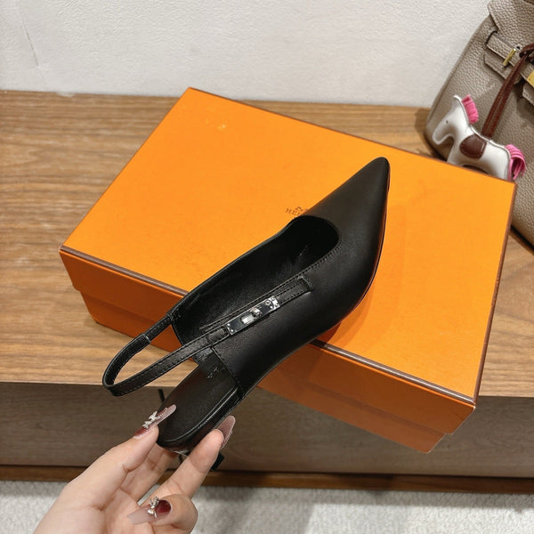 HM Lover Pump 40mm Black Calfskin 429023