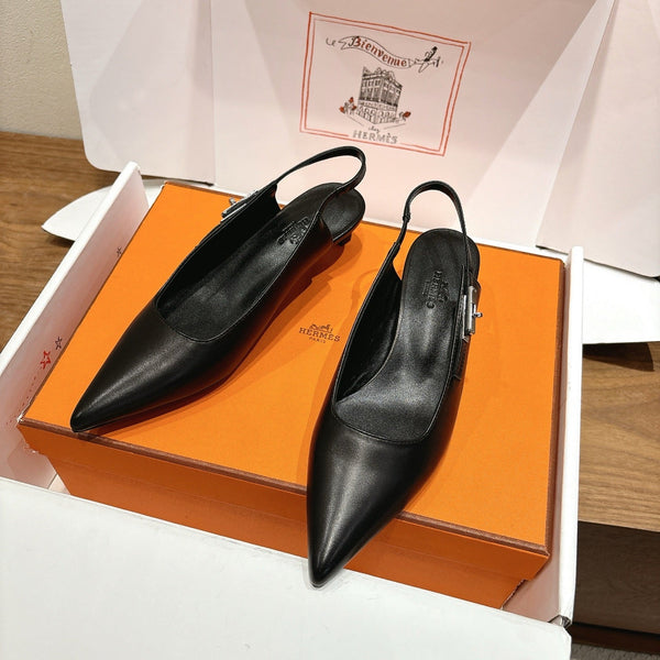 HM Lover Pump 40mm Black Calfskin 429023