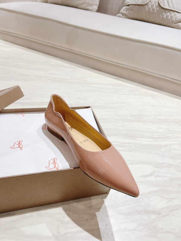 CL 25C Hot Chickita Nude Patent Leather 175454