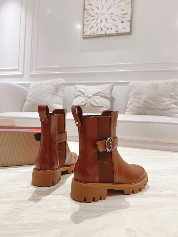 CL 25C Chelsea Booty Lug Chocolate Calf Leather 167687