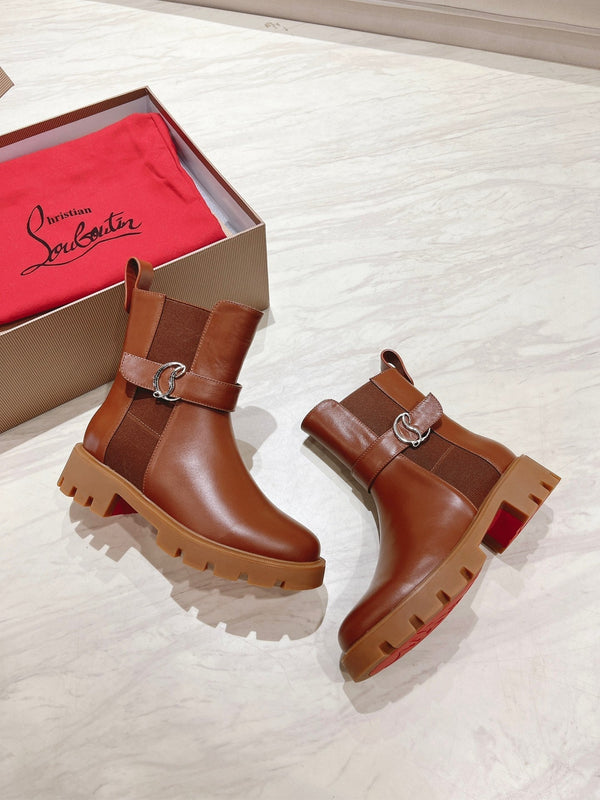CL 25C Chelsea Booty Lug Chocolate Calf Leather 167687