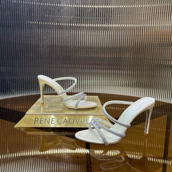 RC 25C Classic Rhinestones Popular Cleo White Sheepskin 174885