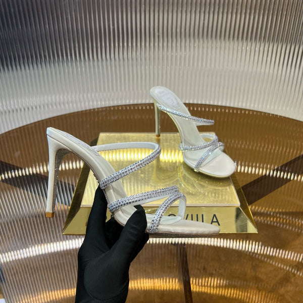 RC 25C Classic Rhinestones Popular Cleo White Sheepskin 174885