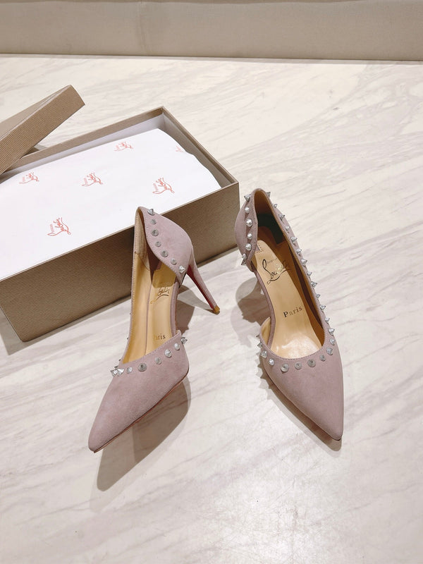 CL 25 Iriza Pumps 8.5cm Pink Suede 314902