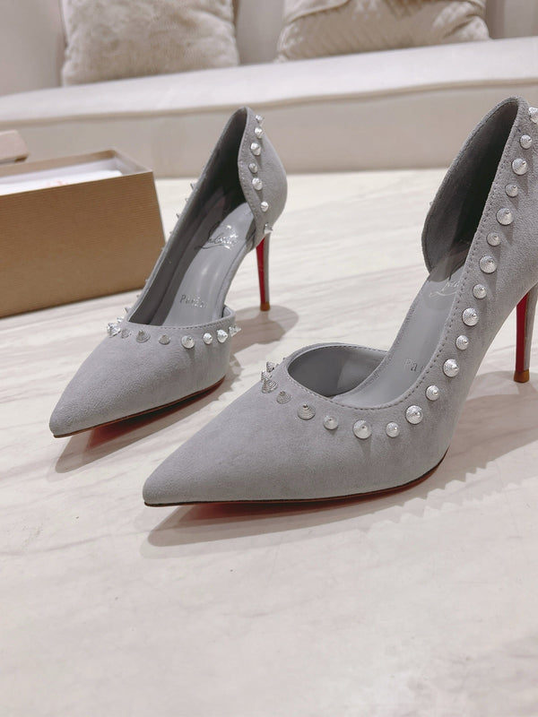 CL 25 Iriza Pumps 8.5cm Grey Suede 314903