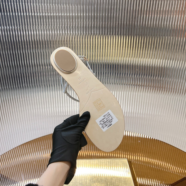 RC 25C Thong Flat-Bottom Diamond White Silk Creo Crystal 281979