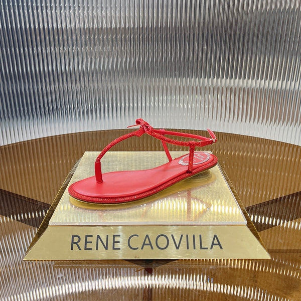 RC 25C Thong Flat-Bottom Diamond Red Silk Creo Crystal 281980