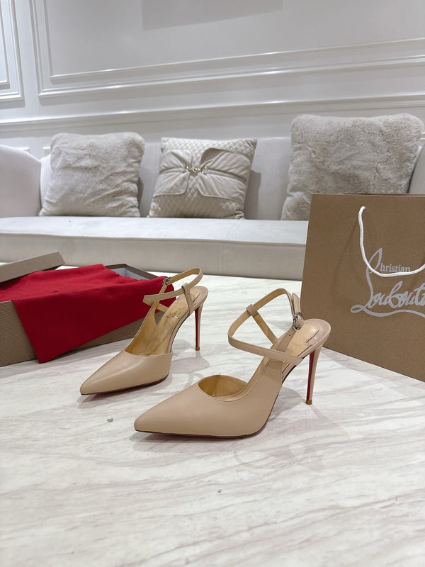 CL 25 Slingback Beige Gloss Calf Patent Leather 307522