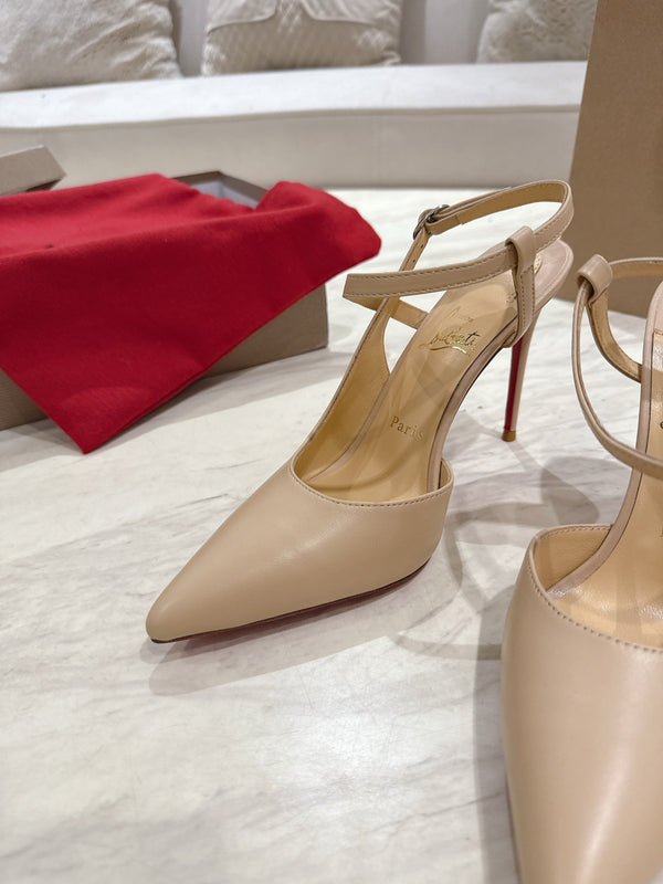 CL 25 Slingback Beige Gloss Calf Patent Leather 307522