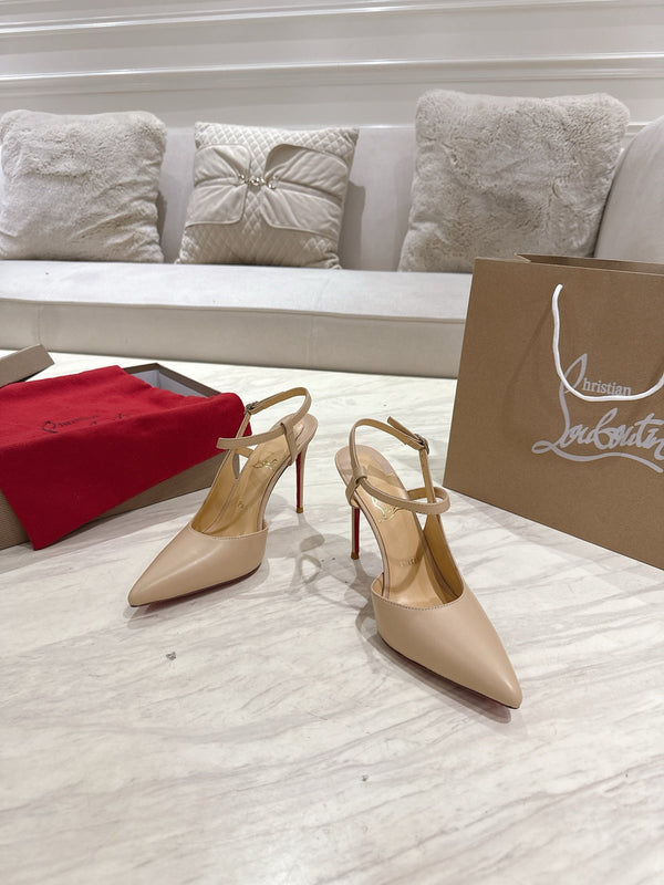 CL 25 Slingback Beige Gloss Calf Patent Leather 307522