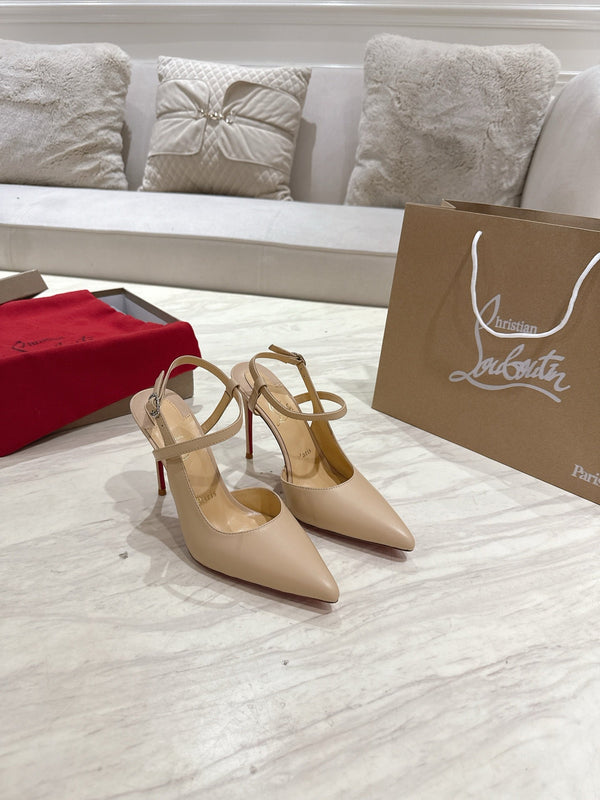 CL 25 Slingback Beige Gloss Calf Patent Leather 307522