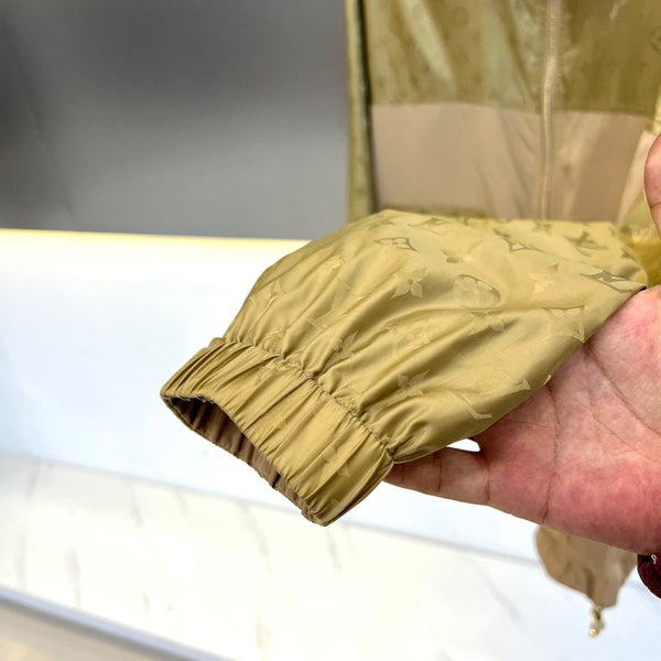 LV MONOGRAM WINDBREAKER STRAW AND TEAK 238898