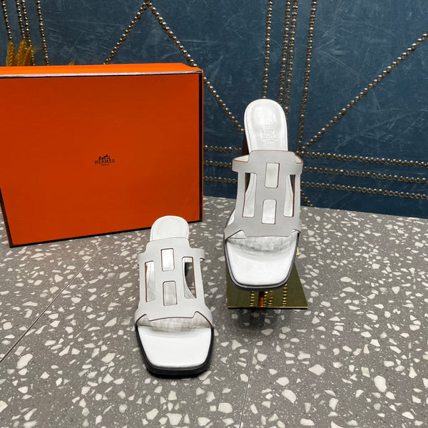 HM Lzzy 50 Sandal White Lambskin 962945