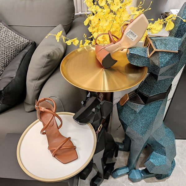 Jimmy 25 Sandal Heels Brown Cowhide 240088