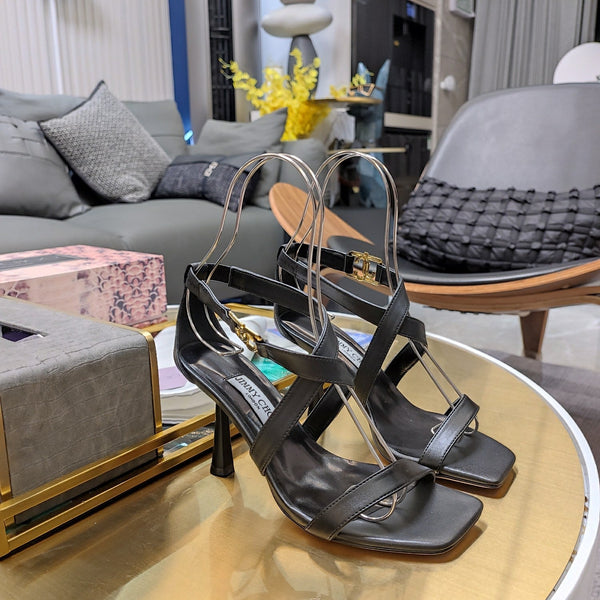 Jimmy 25 Jessica Sandal Black Nappa Leather 240093