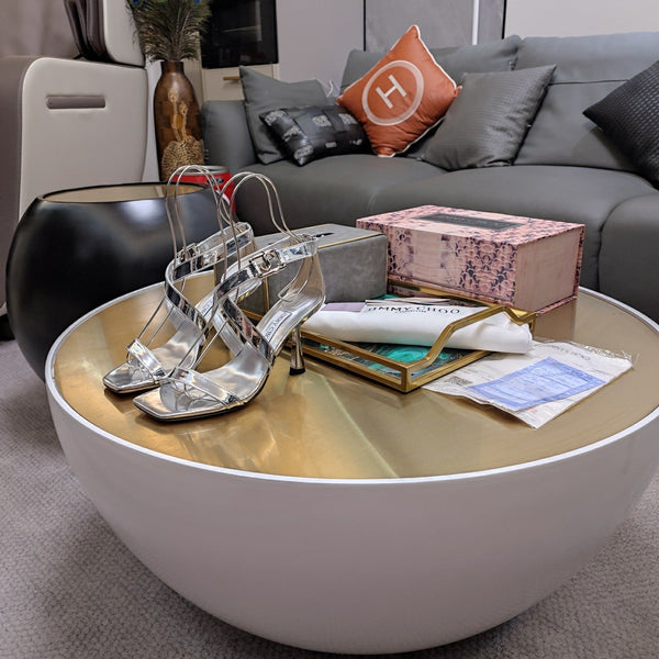 Jimmy 25 Jessica Sandal Silver Nappa Leather 240095