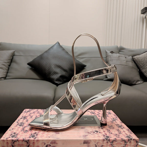 Jimmy 25 Jessica Sandal Silver Nappa Leather 240095