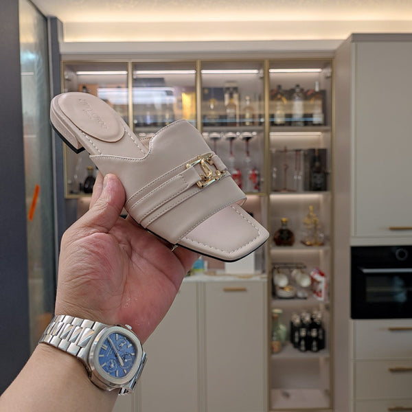 Jimmy 25 Slippers Nude Nappa Leather 240103