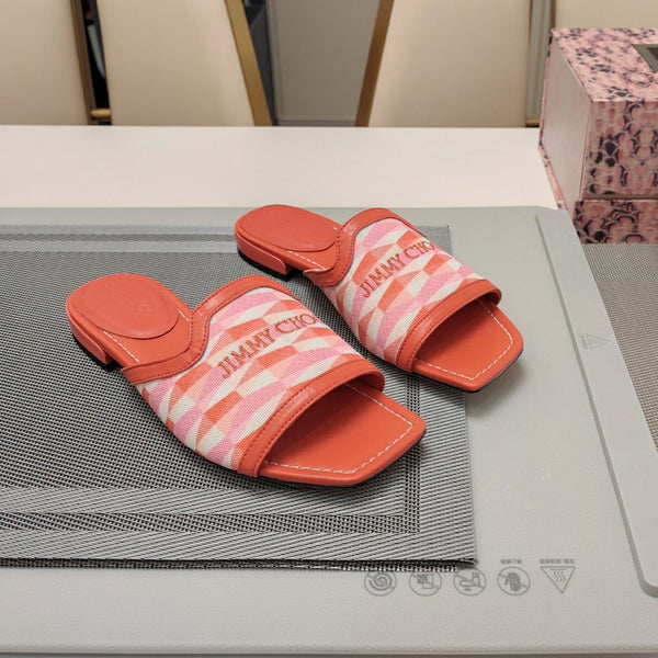 Jimmy 25 Nako Flat Paprika Nappa Leather 240104