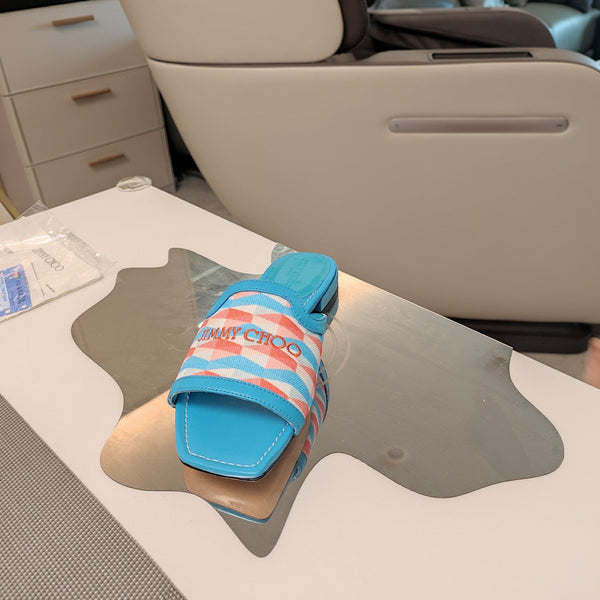 Jimmy 25 Nako Flat Sky Nappa Leather 240105