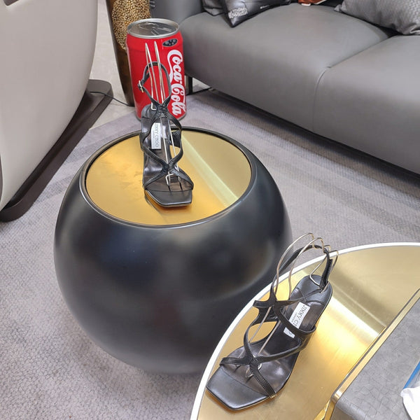 Jimmy 25 Azie Colorblock Sandal 11CM Black Calfskin 240109