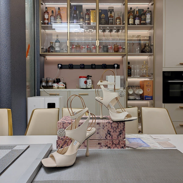 Jimmy 25 Orb 100 Sandal White Nappa Leather 240019