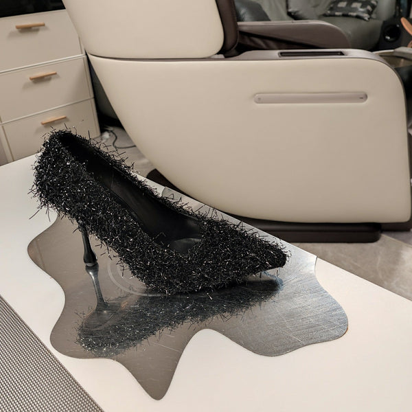 Jimmy 25 Ixia 100 Pump Black Tinsel 240022