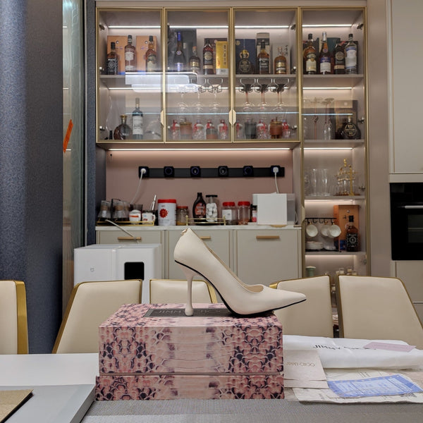 Jimmy 25 Love 100 Pump Beige Cream Cowhide 240037