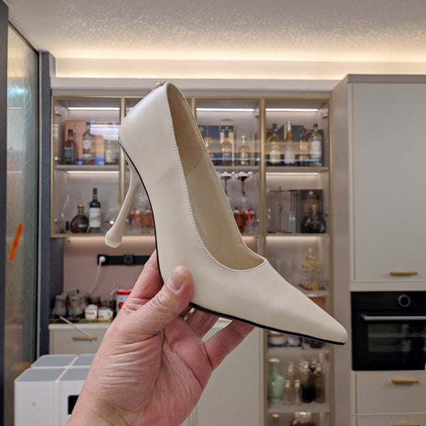 Jimmy 25 Love 100 Pump Beige Cream Cowhide 240037