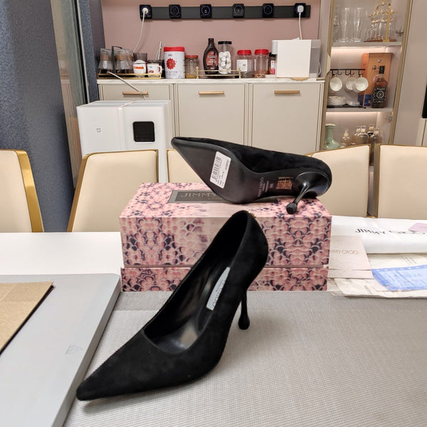 Jimmy 25 Love 100 Pump Black Suede 240040