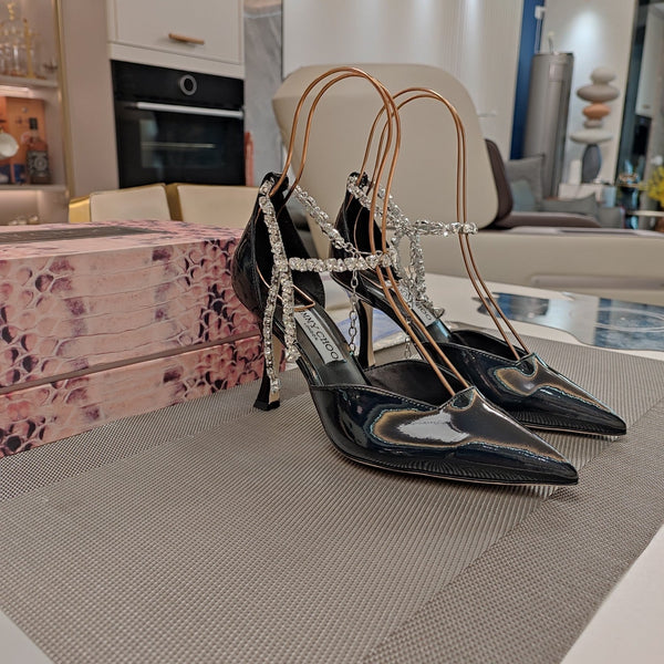 Jimmy 25 Stevie 80 Pumps Black Patent Leather 240028