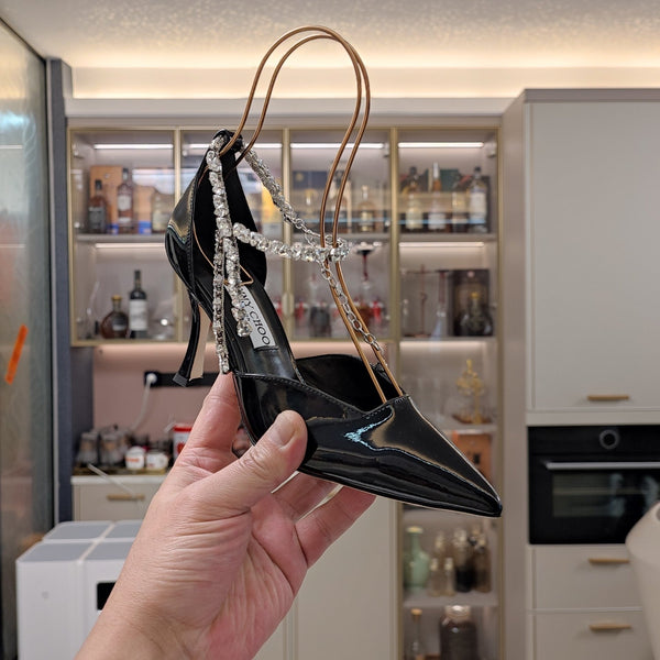 Jimmy 25 Stevie 80 Pumps Black Patent Leather 240028