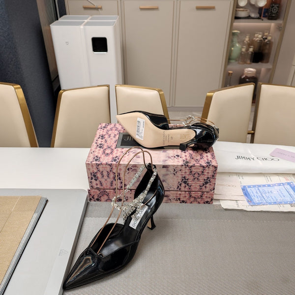 Jimmy 25 Stevie 80 Pumps Black Patent Leather 240028