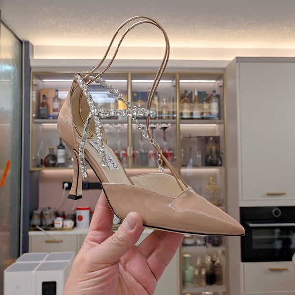 Jimmy 25 Stevie 80 Pumps Nude Pink Patent Leather 240030